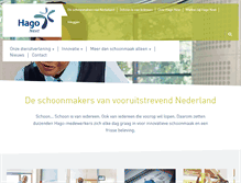 Tablet Screenshot of hagonext.nl